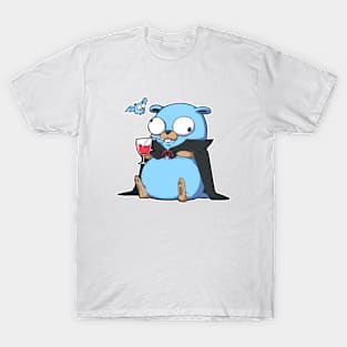 Golang Gopher Vampire T-Shirt